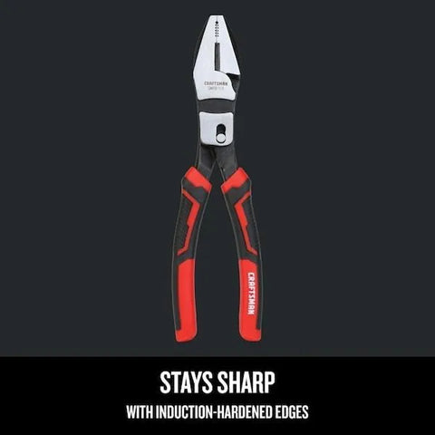 CRAFTSMAN Linesman Pliers, 8-Inch Compound Action (CMHT81717)