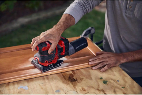 CRAFTSMAN V20 Sander, Cordless, 1/4 Sheet Sander, 9,000-12,000 OPM Bare Tool Only (CMCW222B)