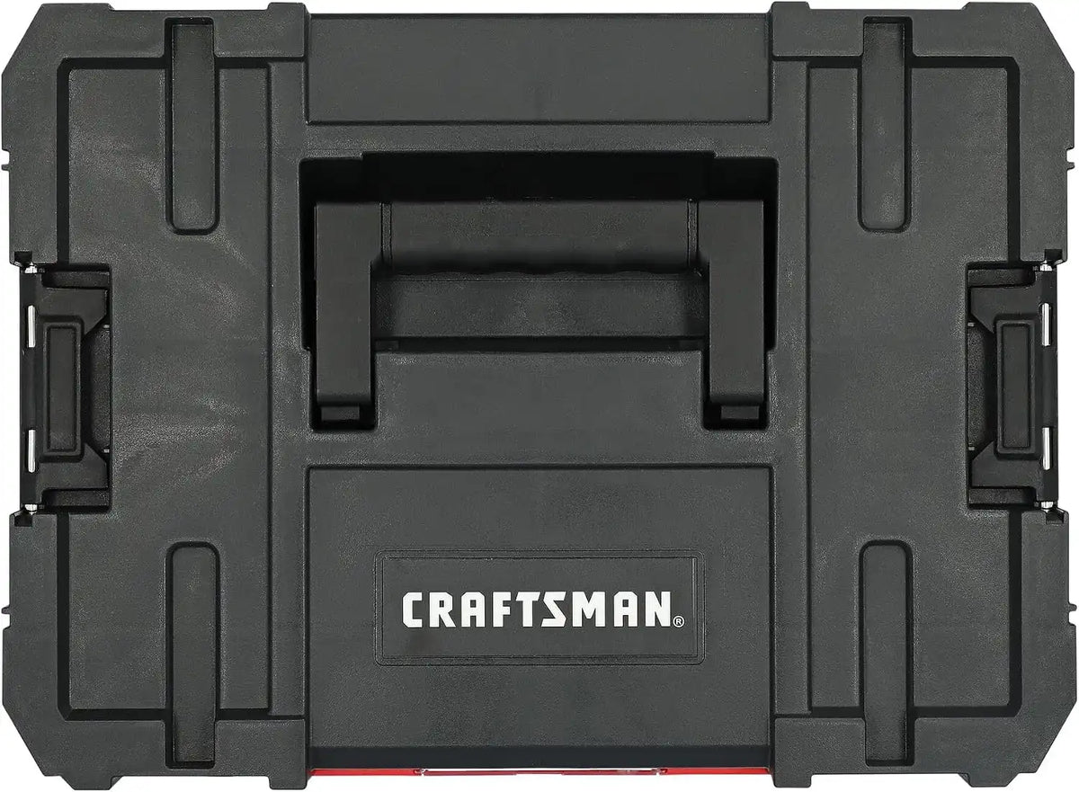 CRAFTSMAN VERSASTACK Tool Box, 16.9 In. Single Deep Drawer Plastic Tool Box Organizer, Heavy Duty 16.5 Lb. Load Capacity (CMST17803)