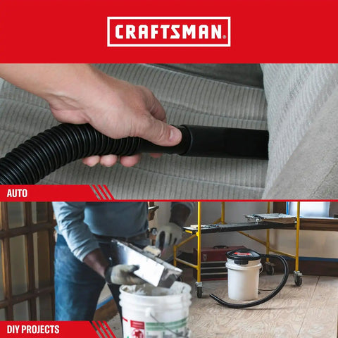 CRAFTSMAN CMXEVBE17678 1.75 Peak HP Wet Dry Shop Vacuum Powerhead Bundle