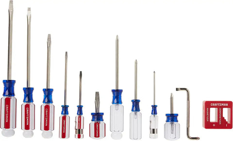 CRAFTSMAN Screwdriver Set, Assorted, 12Piece (CMHT65044) (Pack of 4)