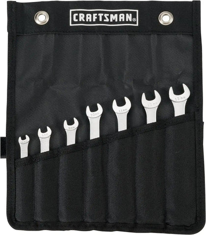 CRAFTSMAN MM WRENCH SET IN POUCH, 7PC (CMMT21086)
