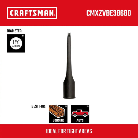 CRAFTSMAN CMXZVBE38680 1-7/8 in. Crevice Tool Wet Dry Vac Attachment