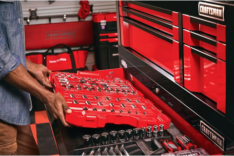 CRAFTSMAN Mechanics Tool Set, 1/4" & 3/8" Drive, SAE/Metric, 81 Piece (CMMT82335L)